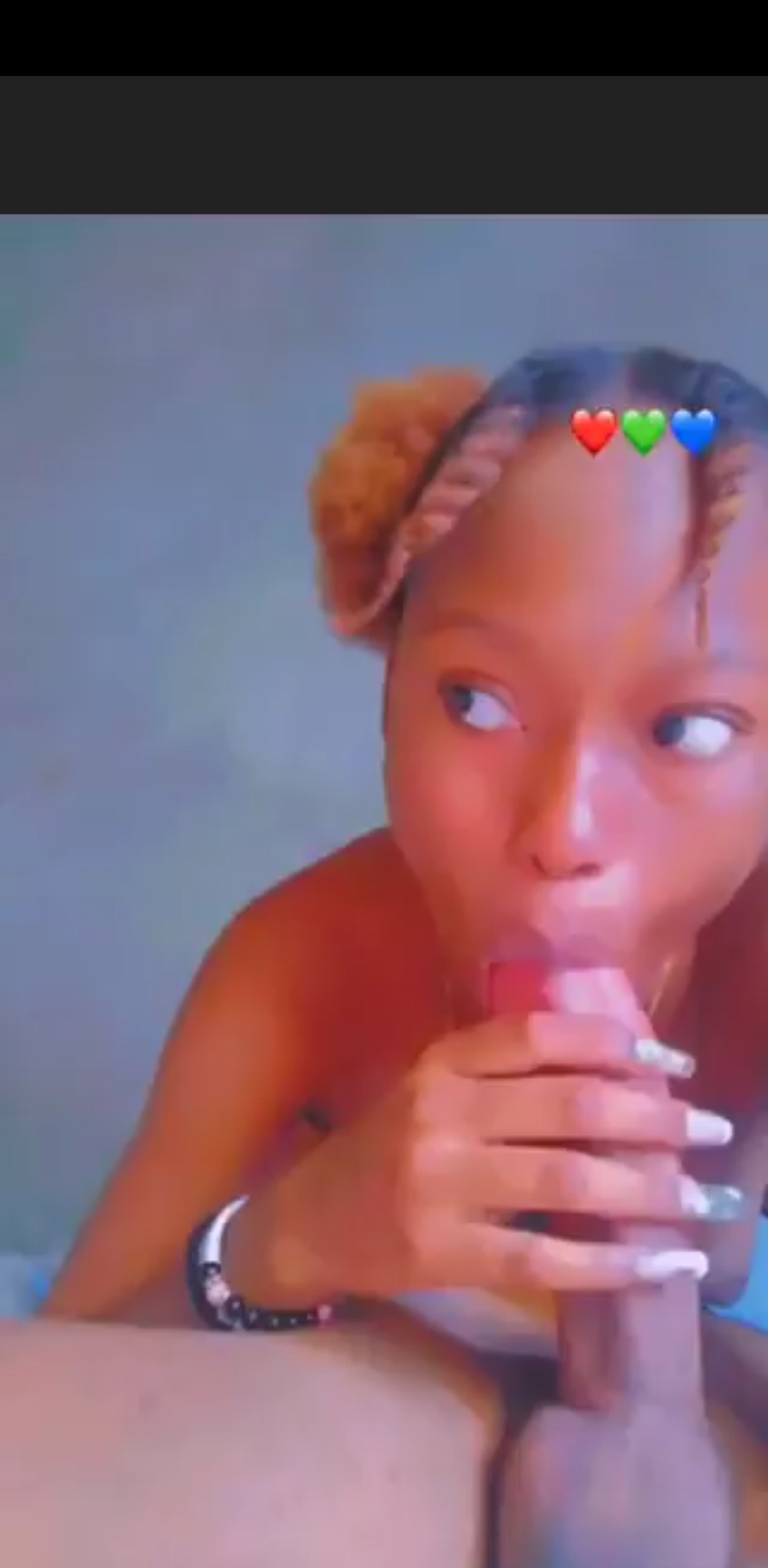 Pastor's baby girl sucking her boyfriend's big dick