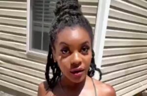 The crazy bitch. Fucked ebony street bitch